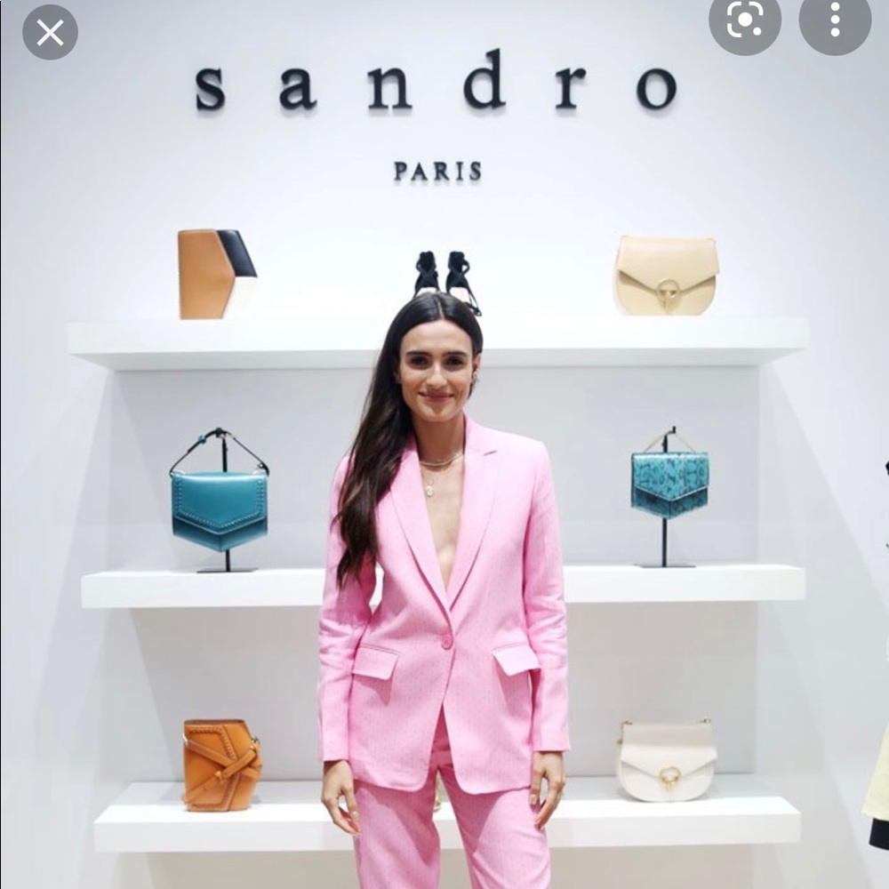 Sandro pink blazer
